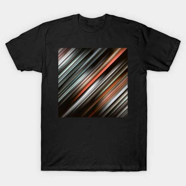 Geometric Stripes with Layers T-Shirt by perkinsdesigns